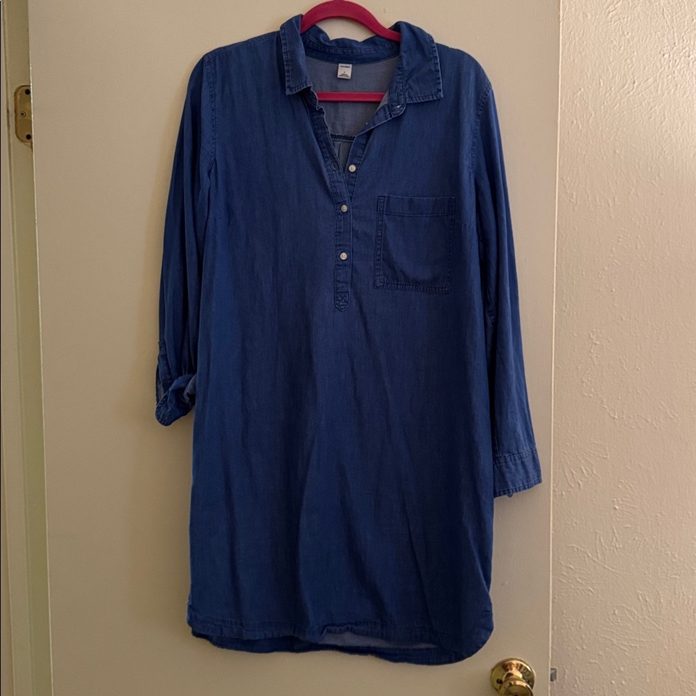 Old Navy Blue Denim Dress